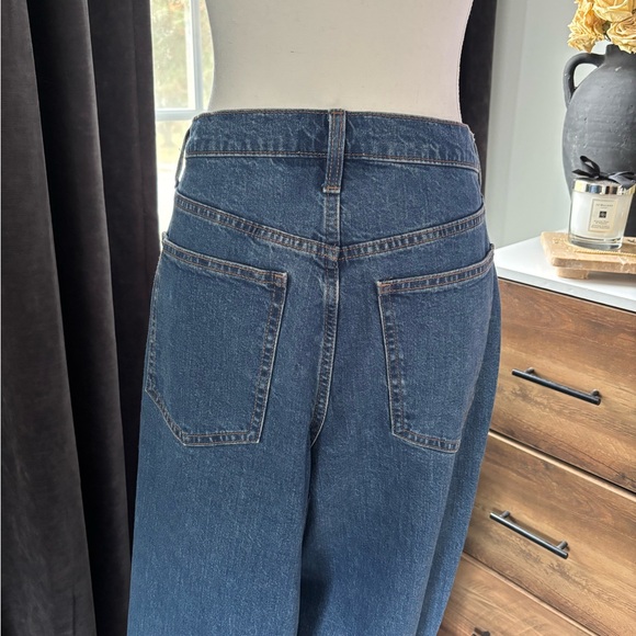 NWOT!! Universal Thread Deep Blue Wide Leg Jeans - Picture 6 of 7